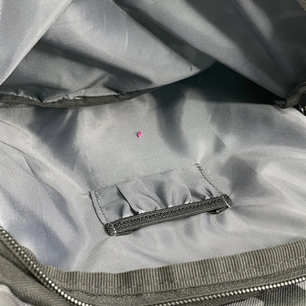 Adidas Backpack Camo Pockets Large Gray Academia Hiking Camping Travel Streetwea